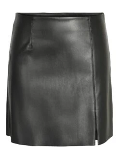 Noisy May COATED HIGH WAISTED SKIRT -Noisy May Clothing Shop 27021277 Black 001