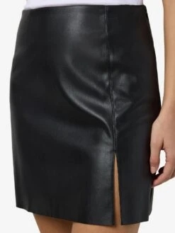 Noisy May COATED HIGH WAISTED SKIRT -Noisy May Clothing Shop 27021277 Black 006