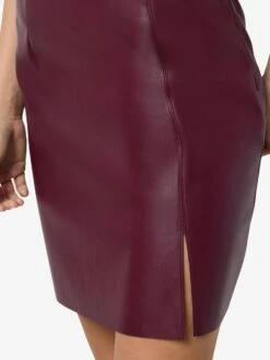 Noisy May COATED HIGH WAISTED SKIRT 12 Noisy May COATED HIGH WAISTED SKIRT -Noisy May Clothing Shop 27021277 WindsorWine 006