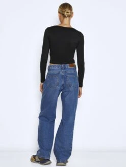 Noisy May LONG SLEEVED TIE TOP -Noisy May Clothing Shop 27021425 Black 005