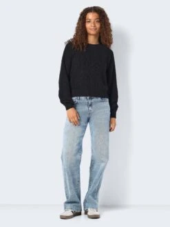 Noisy May KNITTED PULLOVER 10 Noisy May KNITTED PULLOVER -Noisy May Clothing Shop 27021536 Black 004