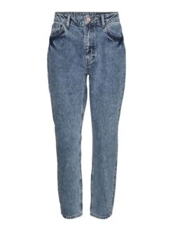 Noisy May NMISABEL HIGH WAISTED ANKLE MOM JEANS 14 Noisy May NMISABEL HIGH WAISTED ANKLE MOM JEANS -Noisy May Clothing Shop 27021578 MediumBlueDenim 001