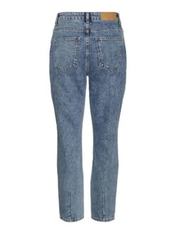 Noisy May NMISABEL HIGH WAISTED ANKLE MOM JEANS 15 Noisy May NMISABEL HIGH WAISTED ANKLE MOM JEANS -Noisy May Clothing Shop 27021578 MediumBlueDenim 002