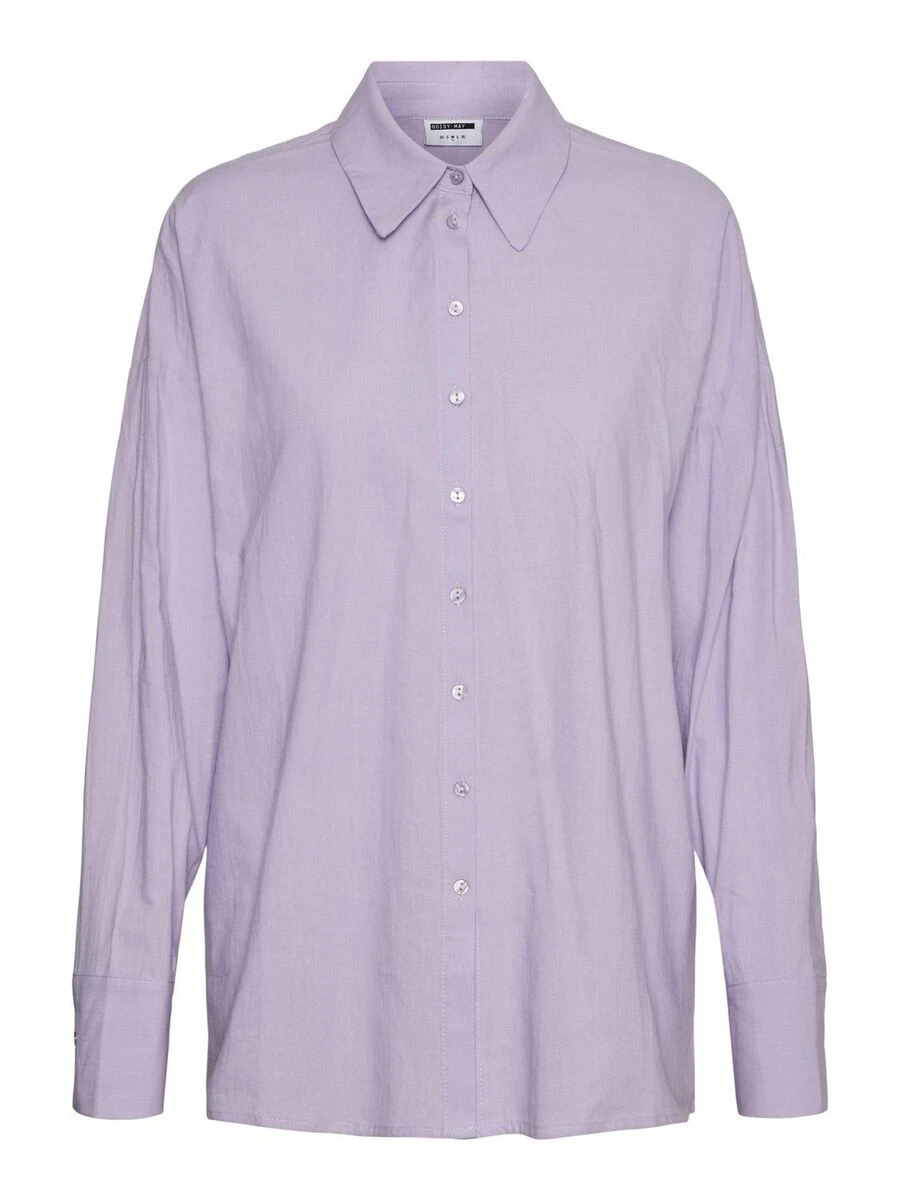 Noisy May COLOURED COTTON SHIRT 8 Noisy May COLOURED COTTON SHIRT - Image 6