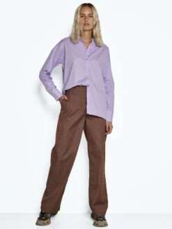 Noisy May COLOURED COTTON SHIRT 10 Noisy May COLOURED COTTON SHIRT -Noisy May Clothing Shop 27021862 PurpleRose 004