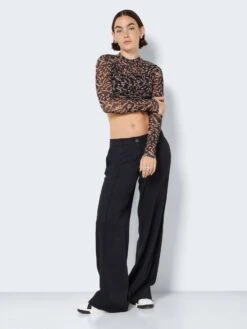 Noisy May CROPPED MESH TOP 10 Noisy May CROPPED MESH TOP -Noisy May Clothing Shop 27021897 Black 975845 004