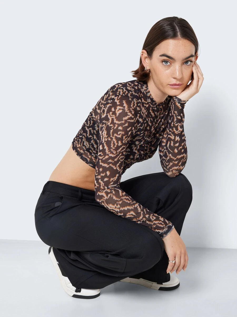 Noisy May CROPPED MESH TOP 3 Noisy May CROPPED MESH TOP