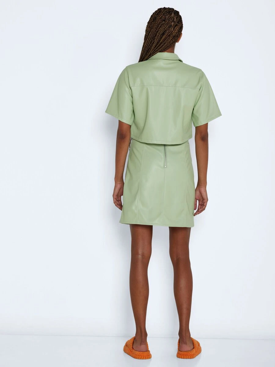 Noisy May COATED CROPPED SHIRT 6 Noisy May COATED CROPPED SHIRT - Image 4