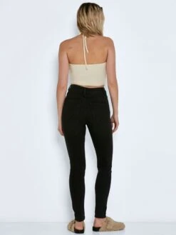 Noisy May SLEEVELESS TIE STRING TOP 11 Noisy May SLEEVELESS TIE STRING TOP -Noisy May Clothing Shop 27022029 PearledIvory 005