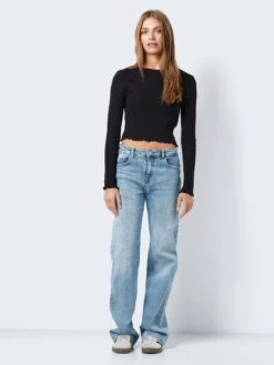 Noisy May LONG SLEEVED BABYLOCK TOP 10 Noisy May LONG SLEEVED BABYLOCK TOP -Noisy May Clothing Shop 27022037 Black 004