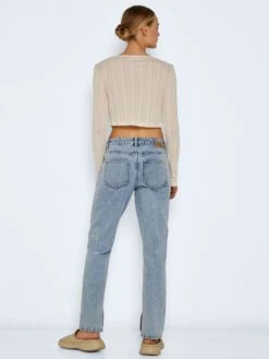 Noisy May TIE STRING CARDIGAN 11 Noisy May TIE STRING CARDIGAN -Noisy May Clothing Shop 27022038 PearledIvory 005