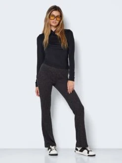 Noisy May HIGH WAISTED FLARED TROUSERS 10 Noisy May HIGH WAISTED FLARED TROUSERS -Noisy May Clothing Shop 27022154 DarkGreyMelange 004