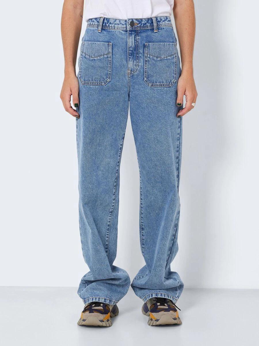 Noisy May NMDREW HIGH WAISTED WIDE LEG JEANS 4 Noisy May NMDREW HIGH WAISTED WIDE LEG JEANS - Image 2