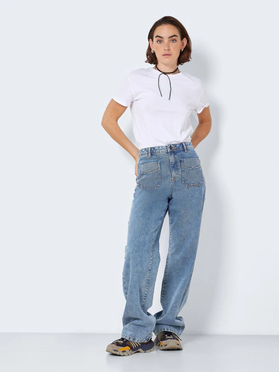 Noisy May NMDREW HIGH WAISTED WIDE LEG JEANS 5 Noisy May NMDREW HIGH WAISTED WIDE LEG JEANS - Image 3