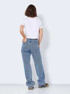 Noisy May NMDREW HIGH WAISTED WIDE LEG JEANS 13 Noisy May NMDREW HIGH WAISTED WIDE LEG JEANS -Noisy May Clothing Shop 27022164 MediumBlueDenim 005