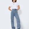 Noisy May NMDREW HIGH WAISTED WIDE LEG JEANS 1 Noisy May NMDREW HIGH WAISTED WIDE LEG JEANS -Noisy May Clothing Shop 27022164 MediumBlueDenim 007
