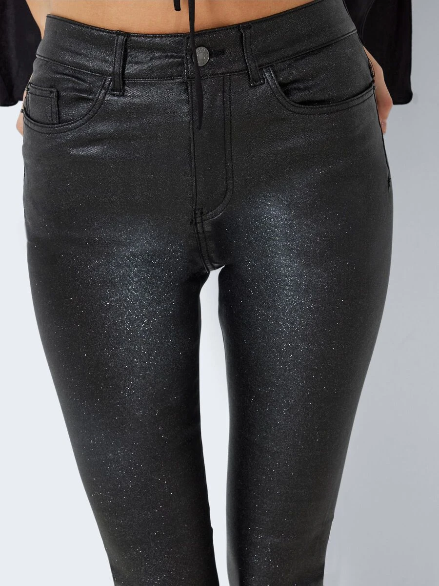Noisy May NMCALLIE GLITTER SKINNY FIT JEANS 7 Noisy May NMCALLIE GLITTER SKINNY FIT JEANS - Image 5