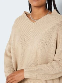 Noisy May OVERSIZED KNITTED PULLOVER 12 Noisy May OVERSIZED KNITTED PULLOVER -Noisy May Clothing Shop 27022321 IrishCream 006