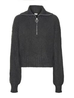 Noisy May CHUNKY KNITTED PULLOVER 13 Noisy May CHUNKY KNITTED PULLOVER -Noisy May Clothing Shop 27022325 DarkGreyMelange 001