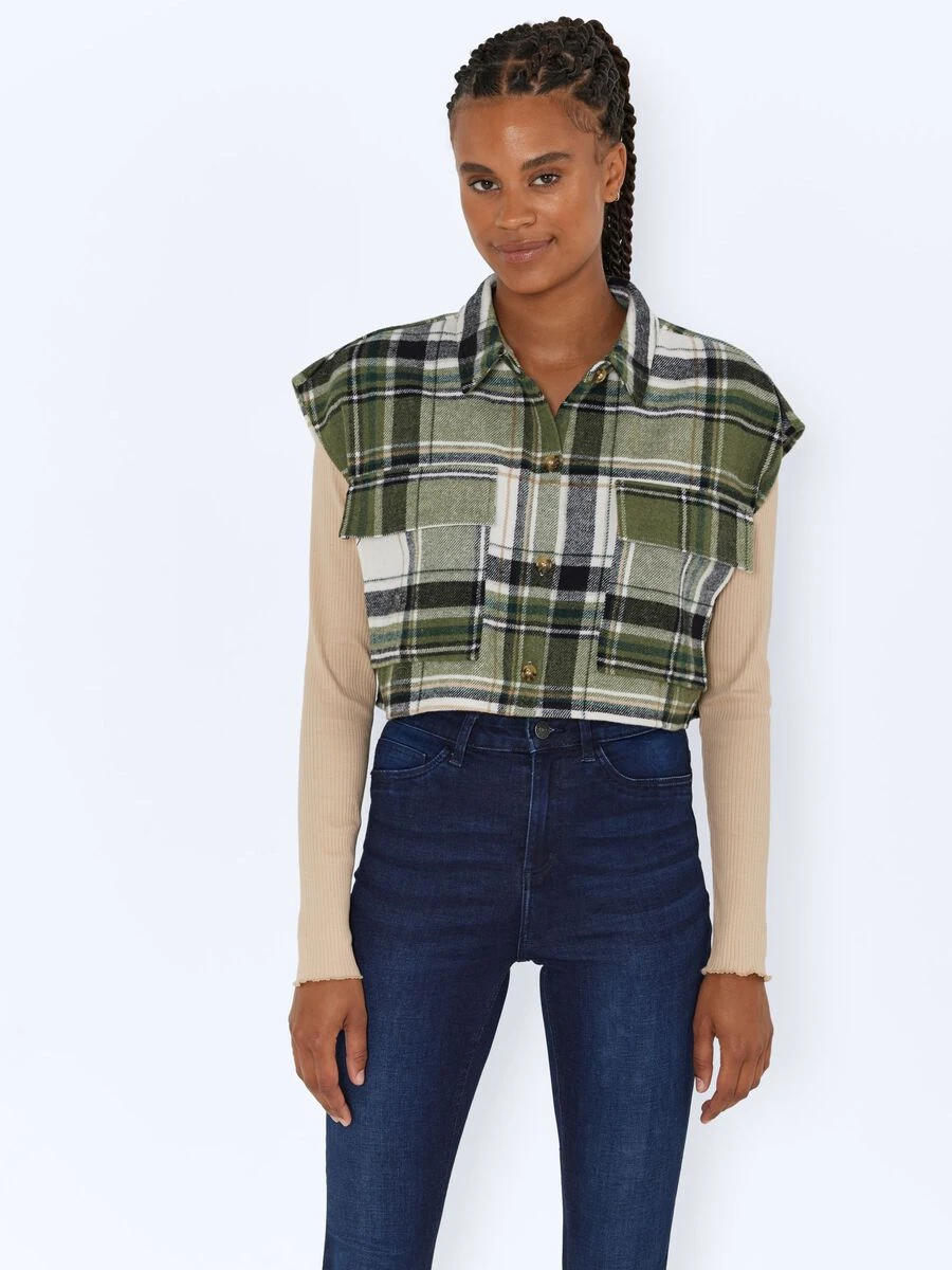 Noisy May CROPPED SLEEVELESS SHIRT 4 Noisy May CROPPED SLEEVELESS SHIRT - Image 2