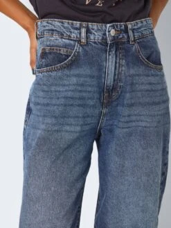 Noisy May NMJOSIE BAGGY HIGH WAISTED JEANS -Noisy May Clothing Shop 27022431 MediumBlueDenim 006