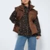 Noisy May PUFFER GILET -Noisy May Clothing Shop 27022550 Pinecone 007