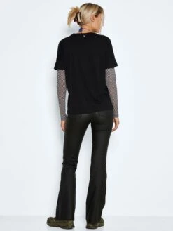 Noisy May MESH SLEEVE T-SHIRT -Noisy May Clothing Shop 27022835 Black 005