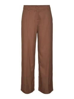 Noisy May LOW WAISTED WIDE LEG TROUSERS -Noisy May Clothing Shop 27022969 Cappuccino 001