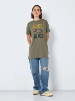 Noisy May LONG AC/DC TOP -Noisy May Clothing Shop 27022978 Kalamata 986144 004