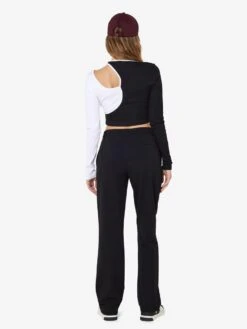 Noisy May HIGH WAISTED BOOT-CUT TROUSERS 11 Noisy May HIGH WAISTED BOOT-CUT TROUSERS -Noisy May Clothing Shop 27022981 Black 005