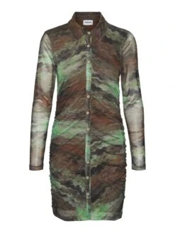 Noisy May SHORT MESH DRESS 13 Noisy May SHORT MESH DRESS -Noisy May Clothing Shop 27023045 Pinecone 986373 001