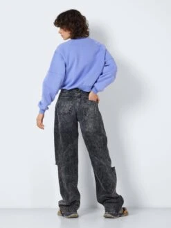 Noisy May NMJOSIE HIGH WAISTED WIDE LEG JEANS -Noisy May Clothing Shop 27023054 BlackDenim 005