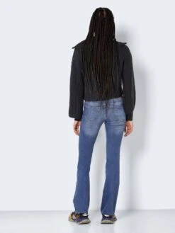 Noisy May NMEVIE LOW WAIST BOOT-CUT JEANS 13 Noisy May NMEVIE LOW WAIST BOOT-CUT JEANS -Noisy May Clothing Shop 27023201 MediumBlueDenim 005