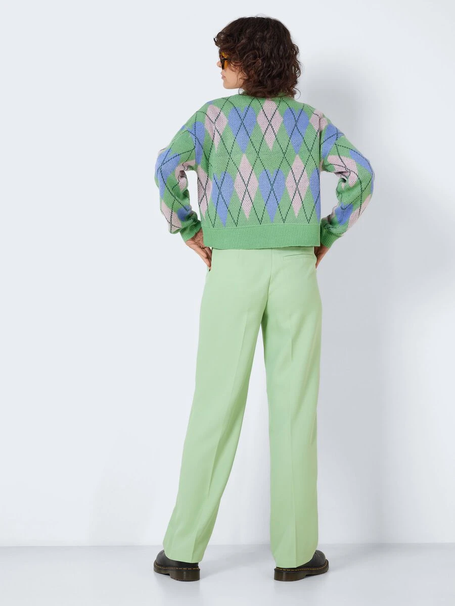 Noisy May CHEQUERED KNITTED CARDIGAN 6 Noisy May CHEQUERED KNITTED CARDIGAN - Image 4