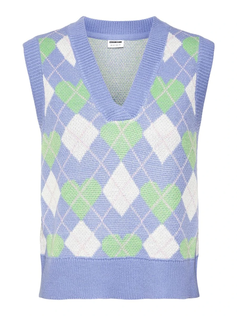 Noisy May CHEQUERED KNITTED TOP 8 Noisy May CHEQUERED KNITTED TOP - Image 6