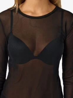Noisy May LONG SLEEVED MESH TOP 12 Noisy May LONG SLEEVED MESH TOP -Noisy May Clothing Shop 27023338 Black 006