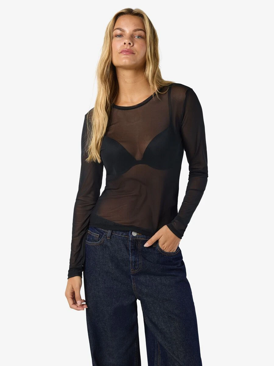 Noisy May LONG SLEEVED MESH TOP 3 Noisy May LONG SLEEVED MESH TOP
