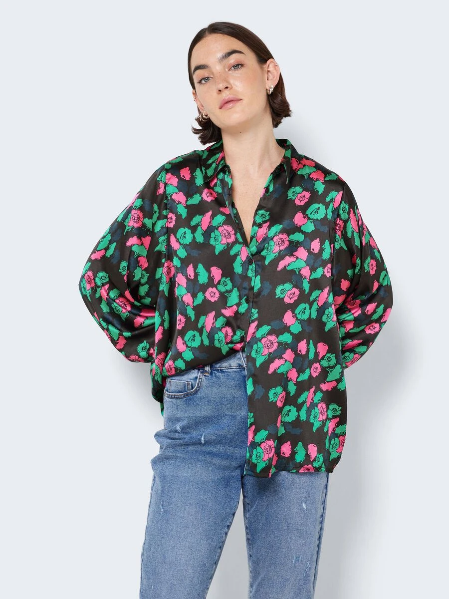 Noisy May OVERSIZE SATIN SHIRT 4 Noisy May OVERSIZE SATIN SHIRT - Image 2
