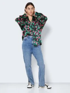 Noisy May OVERSIZE SATIN SHIRT 10 Noisy May OVERSIZE SATIN SHIRT -Noisy May Clothing Shop 27023357 Black 1011966 004