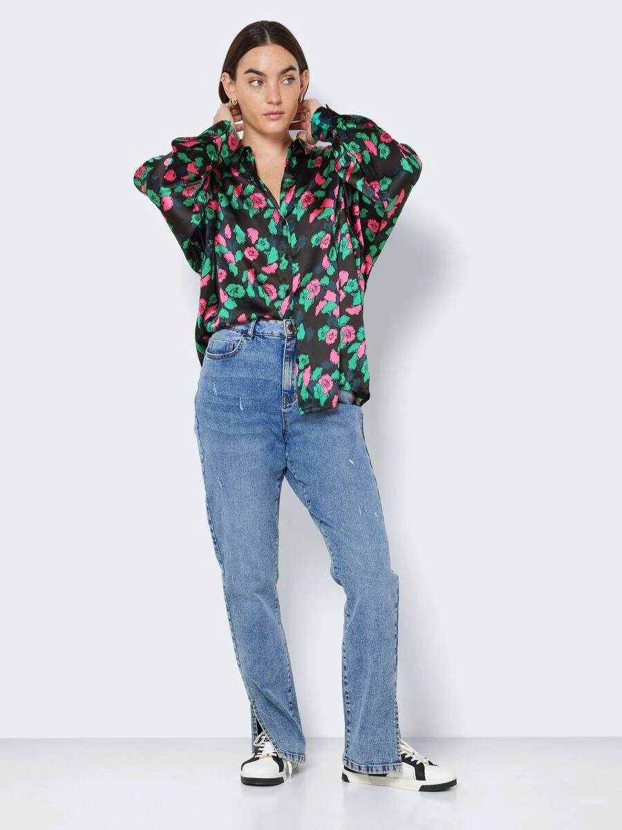 Noisy May OVERSIZE SATIN SHIRT 5 Noisy May OVERSIZE SATIN SHIRT - Image 3