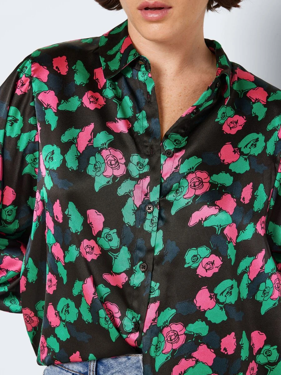 Noisy May OVERSIZE SATIN SHIRT 7 Noisy May OVERSIZE SATIN SHIRT - Image 5