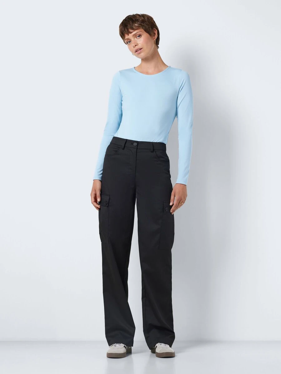 Noisy May HIGH WAISTED CARGO TROUSERS 5 Noisy May HIGH WAISTED CARGO TROUSERS - Image 3