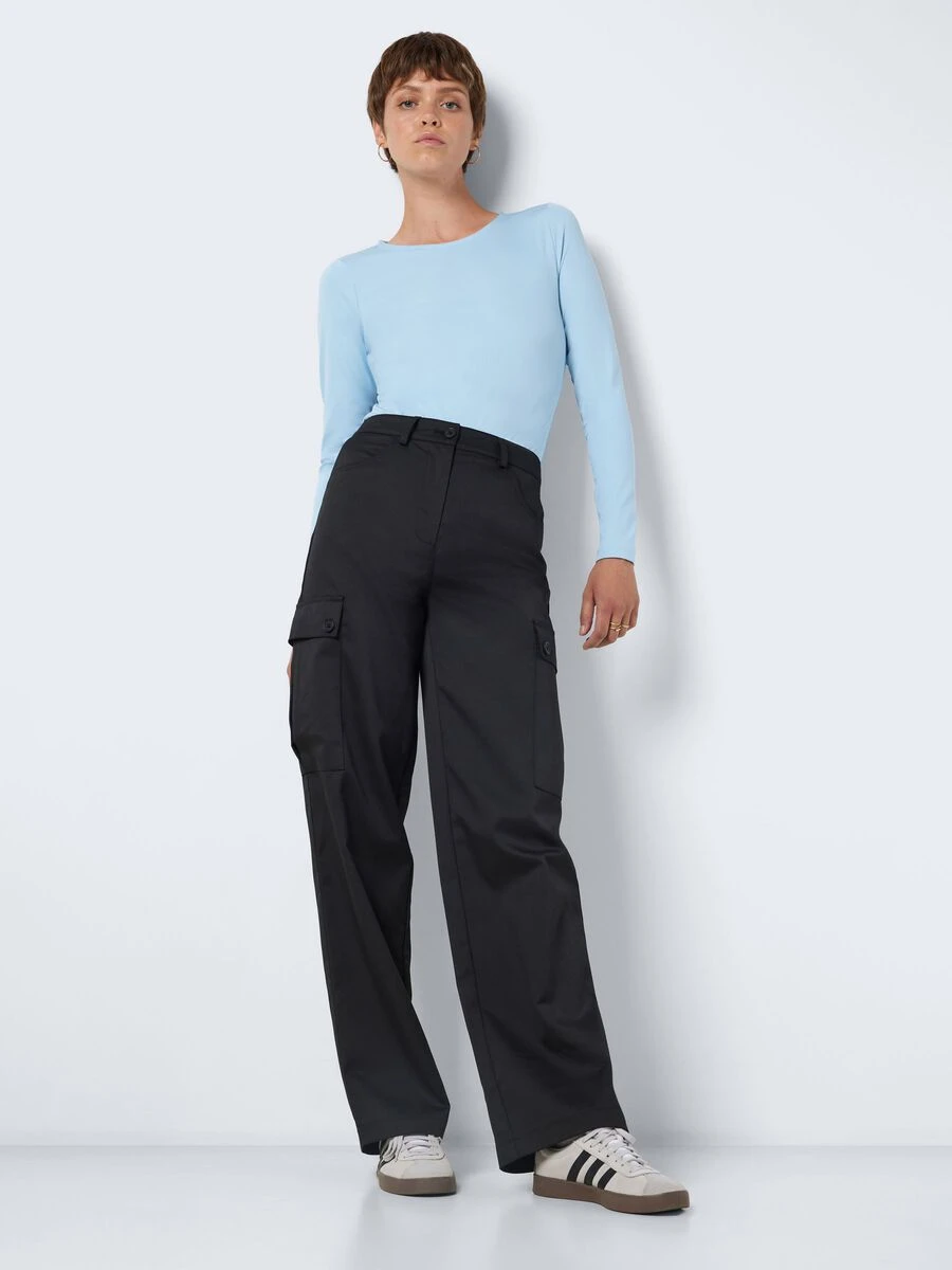 Noisy May HIGH WAISTED CARGO TROUSERS 3 Noisy May HIGH WAISTED CARGO TROUSERS