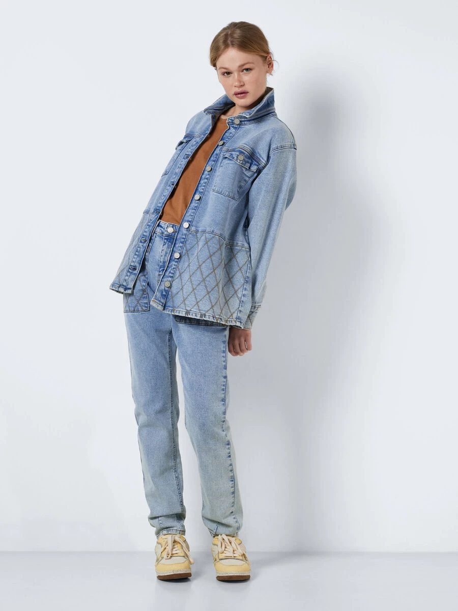 Noisy May QUILTED DENIM SHIRT 5 Noisy May QUILTED DENIM SHIRT - Image 3
