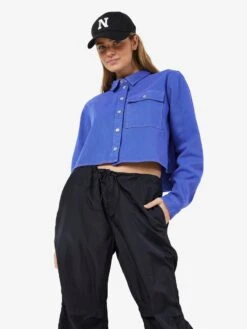 Noisy May CROPPED DENIM SHIRT 10 Noisy May CROPPED DENIM SHIRT -Noisy May Clothing Shop 27023614 DazzlingBlue 004