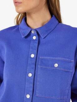 Noisy May CROPPED DENIM SHIRT 12 Noisy May CROPPED DENIM SHIRT -Noisy May Clothing Shop 27023614 DazzlingBlue 006