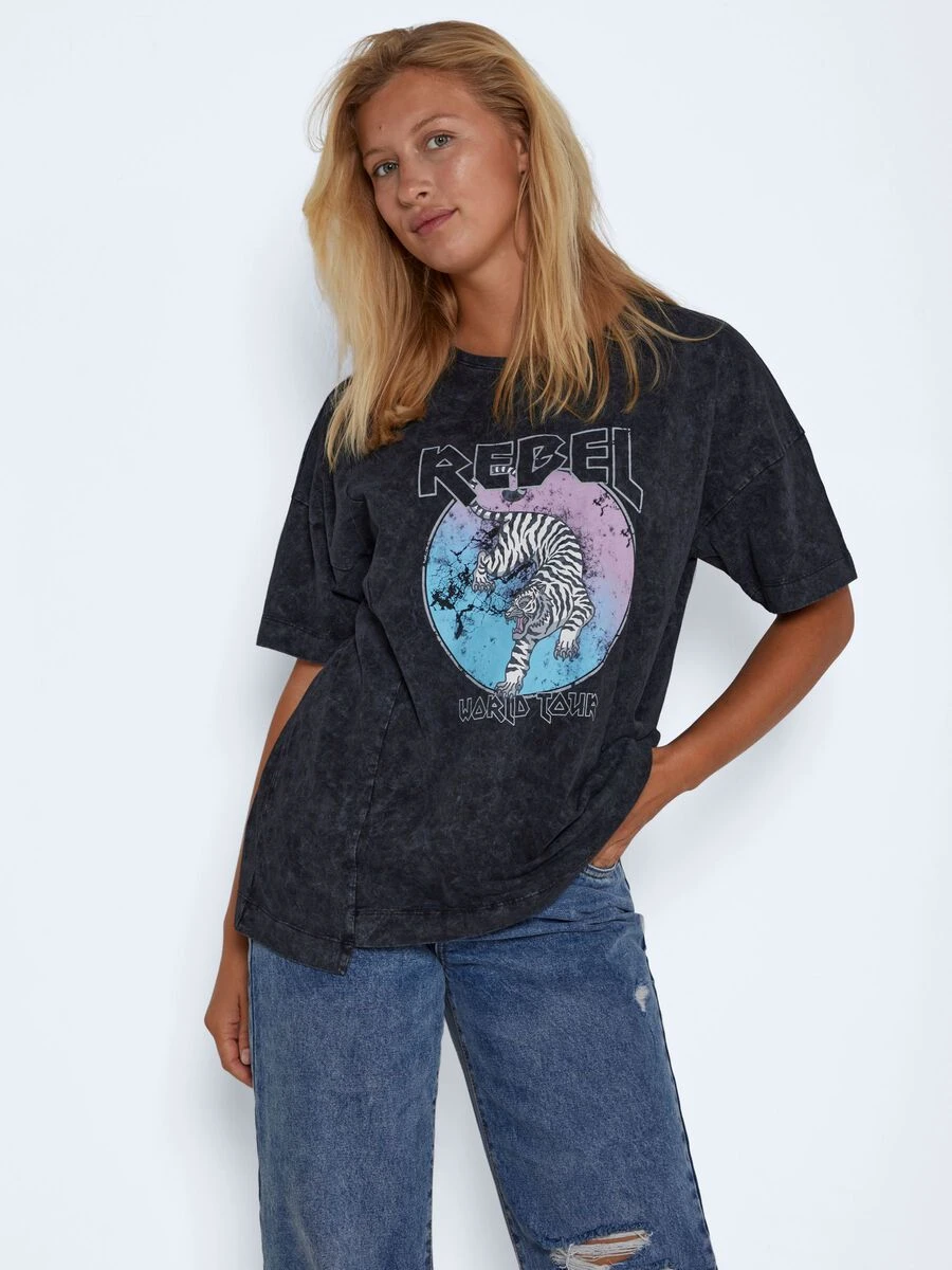 Noisy May OVERSIZED PRINT TOP 4 Noisy May OVERSIZED PRINT TOP - Image 2