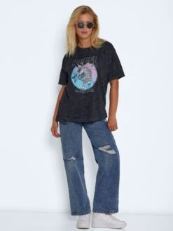 Noisy May OVERSIZED PRINT TOP 10 Noisy May OVERSIZED PRINT TOP -Noisy May Clothing Shop 27023618 Black 997313 004