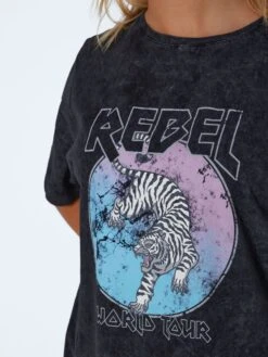 Noisy May OVERSIZED PRINT TOP 12 Noisy May OVERSIZED PRINT TOP -Noisy May Clothing Shop 27023618 Black 997313 006