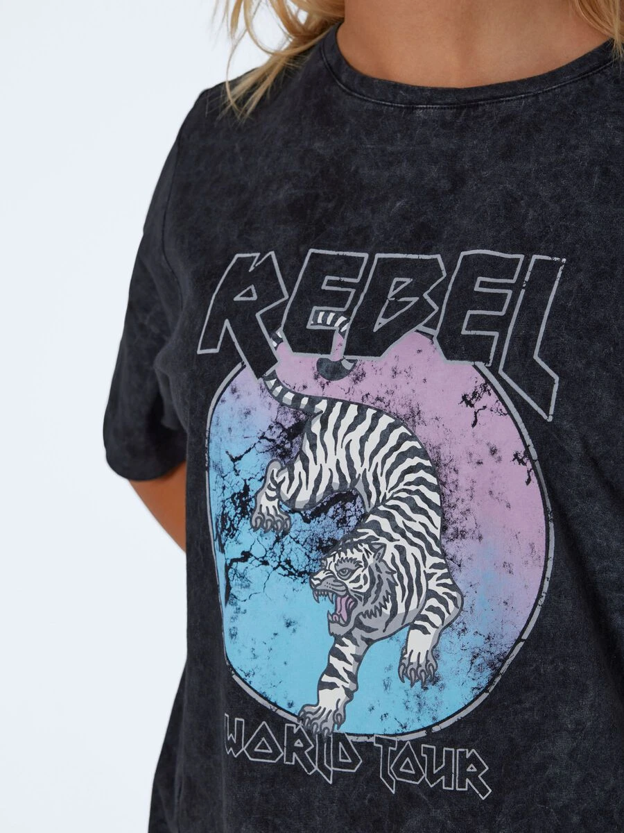 Noisy May OVERSIZED PRINT TOP 7 Noisy May OVERSIZED PRINT TOP - Image 5